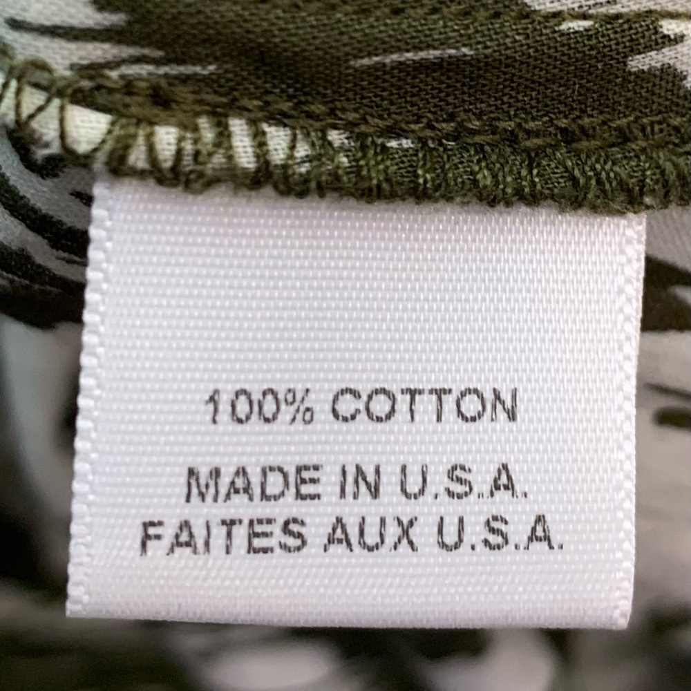 Misa Los Angeles‎ Maryam Dress Spring Ikat Green White Size Large - Picture 11 of 12
